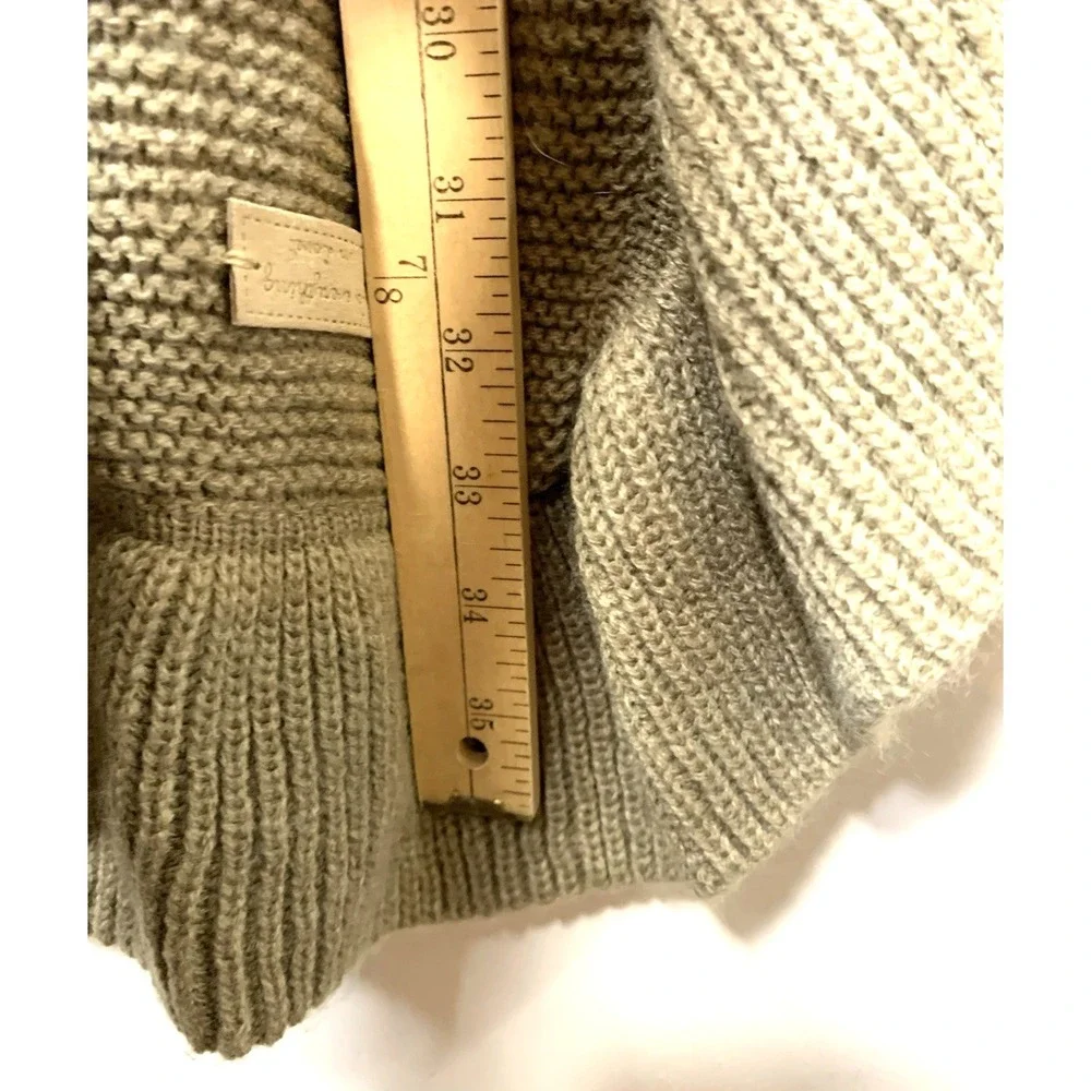 Knit Ruffle Edge Scarf Womens Camel Tan Brown 12.5